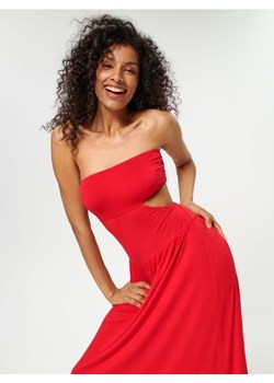 Sinsay - Sukienka midi - czerwony ze sklepu Sinsay w kategorii Sukienki - zdjęcie 161214872