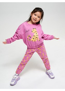 Sinsay - Komplet: bluza i spodnie - różowy ze sklepu Sinsay w kategorii Komplety dziewczęce - zdjęcie 161214954