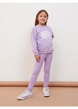 Sinsay - Komplet: bluza i legginsy - fioletowy ze sklepu Sinsay w kategorii Komplety dziewczęce - zdjęcie 161214961