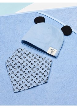 Sinsay - Komplet: czapka i chustka Myszka Miki - niebieski ze sklepu Sinsay w kategorii Czapki dziecięce - zdjęcie 161215394