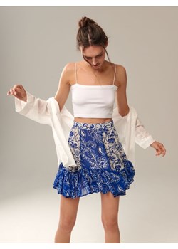 Sinsay - Spódnica mini w kwiaty - wielobarwny ze sklepu Sinsay w kategorii Spódnice - zdjęcie 161215561