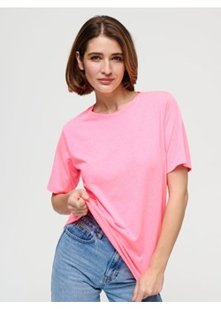 Sinsay - Koszulka oversize - różowy ze sklepu Sinsay w kategorii Bluzki damskie - zdjęcie 161216240