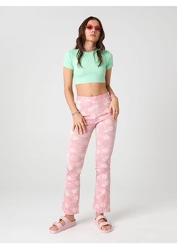 Sinsay - Crop top z wiązaniem - zielony ze sklepu Sinsay w kategorii Bluzki damskie - zdjęcie 161216274