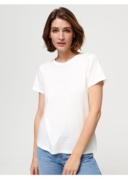 Sinsay - Koszulka bawełniana - biały ze sklepu Sinsay w kategorii Bluzki damskie - zdjęcie 161216414
