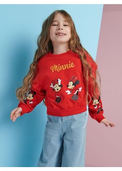 Sinsay - Bluza Myszka Minnie - czerwony ze sklepu Sinsay w kategorii Bluzy dziewczęce - zdjęcie 161216754