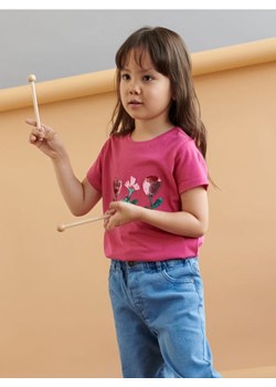 Sinsay - Koszulka z cekinami - różowy ze sklepu Sinsay w kategorii Bluzki dziewczęce - zdjęcie 161217130