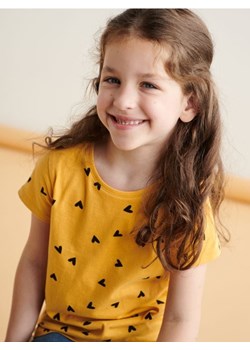 Sinsay - Koszulka z nadrukiem - brązowy ze sklepu Sinsay w kategorii Bluzki dziewczęce - zdjęcie 161217131