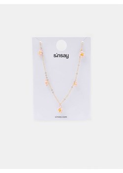 Sinsay - Naszyjnik - różowy ze sklepu Sinsay w kategorii Naszyjniki - zdjęcie 161217170