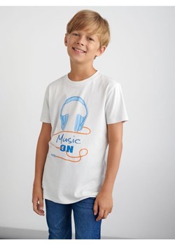 Sinsay - Koszulka z nadrukiem - szary ze sklepu Sinsay w kategorii T-shirty chłopięce - zdjęcie 161217173
