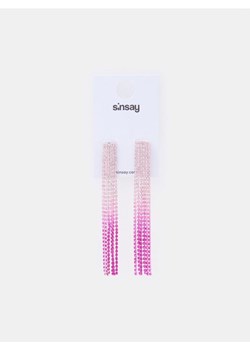 Sinsay - Kolczyki - różowy ze sklepu Sinsay w kategorii Kolczyki - zdjęcie 161217323