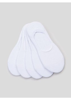 Sinsay - Stopki 5 pack - biały ze sklepu Sinsay w kategorii Skarpetki damskie - zdjęcie 161217583