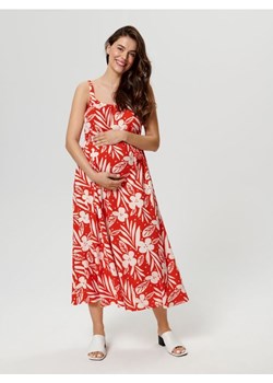 Sinsay - Sukienka midi MAMA - wielobarwny ze sklepu Sinsay w kategorii Sukienki ciążowe - zdjęcie 161217591