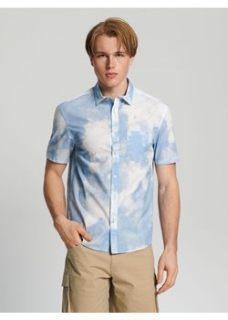Sinsay - Koszula regular - błękitny ze sklepu Sinsay w kategorii Koszule męskie - zdjęcie 161218200