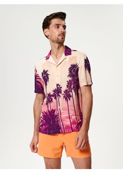 Sinsay - Koszula z krótkimi rękawami - wielobarwny ze sklepu Sinsay w kategorii Koszule męskie - zdjęcie 161218204