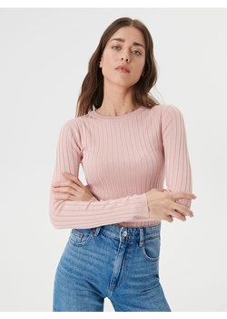 Sinsay - Sweter z wiskozą - różowy ze sklepu Sinsay w kategorii Swetry damskie - zdjęcie 161218220