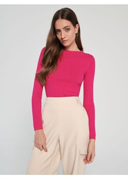 Sinsay - Sweter z wiskozą - różowy ze sklepu Sinsay w kategorii Swetry damskie - zdjęcie 161218223