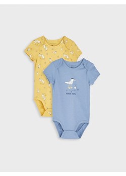Sinsay - Body 2 pack - żółty ze sklepu Sinsay w kategorii Body niemowlęce - zdjęcie 161218414