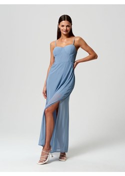 Sinsay - Sukienka maxi na ramiączkach - niebieski ze sklepu Sinsay w kategorii Sukienki - zdjęcie 161218530