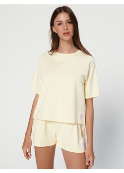 Sinsay - Piżama bawełniana - żółty ze sklepu Sinsay w kategorii Piżamy damskie - zdjęcie 161218862