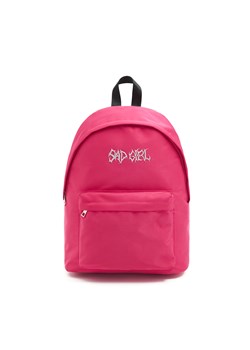 Cropp - Różowy plecak z błyszczącą aplikacją - różowy ze sklepu Cropp w kategorii Plecaki - zdjęcie 161221200