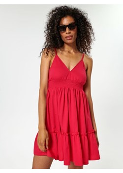 Sinsay - Sukienka mini na ramiączkach - czerwony ze sklepu Sinsay w kategorii Sukienki - zdjęcie 161223981