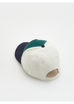 Reserved - Czapka baseball z naszywką - morski ze sklepu Reserved w kategorii Czapki z daszkiem męskie - zdjęcie 161224852