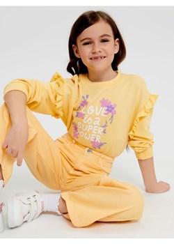 Sinsay - Bluza z nadrukiem - żółty ze sklepu Sinsay w kategorii Bluzy dziewczęce - zdjęcie 161229823
