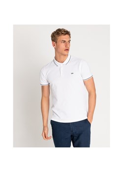 T-shirt Męski Lee Pique Polo Bright White L61ARLLJ ze sklepu Elwix w kategorii T-shirty męskie - zdjęcie 161242360