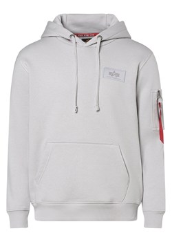 Alpha Industries Bluza nierozpinana Mężczyźni jasny szary jednolity ze sklepu vangraaf w kategorii Bluzy męskie - zdjęcie 161256224