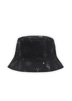 Cropp - Bawełniany dwustronny bucket hat - czarny ze sklepu Cropp w kategorii Kapelusze damskie - zdjęcie 161262411
