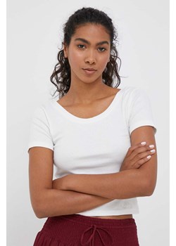 Pepe Jeans t-shirt damski kolor biały ze sklepu ANSWEAR.com w kategorii Bluzki damskie - zdjęcie 161262950