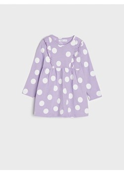 Sinsay - Sukienka z falbankami - fioletowy ze sklepu Sinsay w kategorii Sukienki niemowlęce - zdjęcie 161265042