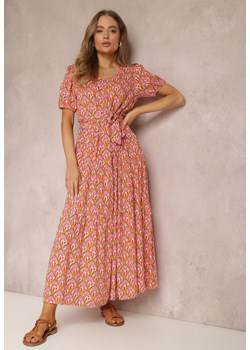 Różowa Sukienka Amarhotis ze sklepu Renee odzież w kategorii Sukienki - zdjęcie 161268504