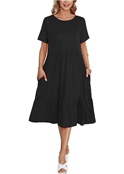 Sukienka KIARSA BLACK ze sklepu Ivet Shop w kategorii Sukienki - zdjęcie 161270233