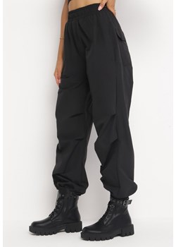 Czarne Spodnie Odanes ze sklepu Born2be Odzież w kategorii Spodnie damskie - zdjęcie 161274774