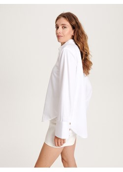 Reserved - Koszula z szerokimi mankietami - biały ze sklepu Reserved w kategorii Koszule damskie - zdjęcie 161275242