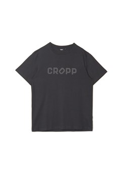 Cropp - Czarna koszulka z nadrukiem CROPP - czarny ze sklepu Cropp w kategorii T-shirty męskie - zdjęcie 161280371