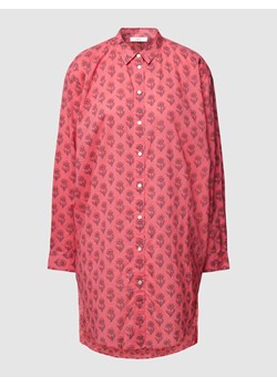 Długa bluzka koszulowa z wzorem na całej powierzchni ze sklepu Peek&Cloppenburg  w kategorii Koszule damskie - zdjęcie 161282483