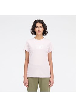 Koszulka damska New Balance WT33515DMY – różowa ze sklepu New Balance Poland w kategorii Bluzki damskie - zdjęcie 161283301