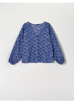 Sinsay - Bluzka z bufiastymi rękawami - wielobarwny ze sklepu Sinsay w kategorii Bluzki damskie - zdjęcie 161289980