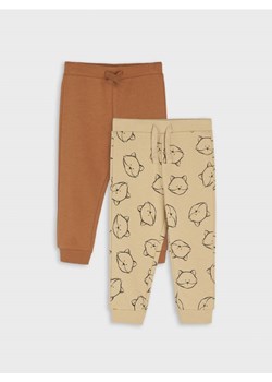 Sinsay - Spodnie dresowe jogger 2 pack - brązowy ze sklepu Sinsay w kategorii Spodnie i półśpiochy - zdjęcie 161310183