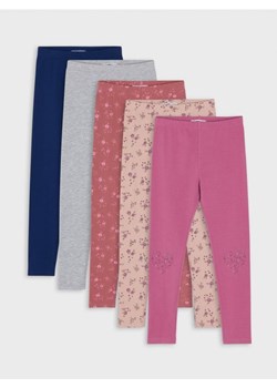 Sinsay - Legginsy 5 pack - różowy ze sklepu Sinsay w kategorii Spodnie dziewczęce - zdjęcie 161310210