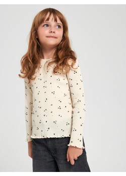 Sinsay - Koszulka - kremowy ze sklepu Sinsay w kategorii Bluzki dziewczęce - zdjęcie 161310442