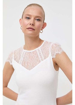 Morgan bluzka damska kolor biały gładka ze sklepu ANSWEAR.com w kategorii Bluzki damskie - zdjęcie 161310993