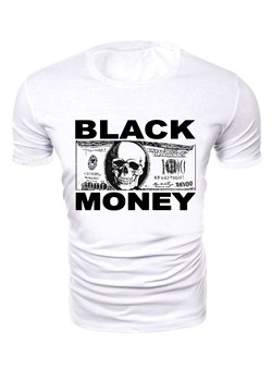 Koszulka męska 3340 biała ze sklepu Risardi w kategorii T-shirty męskie - zdjęcie 161315921