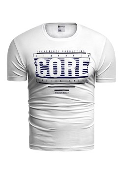 Wyprzedaż Męska koszulka 1002a - biała ze sklepu Risardi w kategorii T-shirty męskie - zdjęcie 161315951
