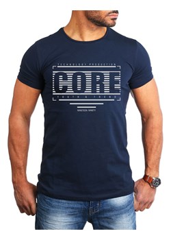 koszulka 1002a - granatowa ze sklepu Risardi w kategorii T-shirty męskie - zdjęcie 161316003