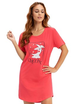 Koszula damska 195 koralowa, Kolor koralowy-wzór, Rozmiar XL, Luna ze sklepu Primodo w kategorii Koszule nocne - zdjęcie 161326962