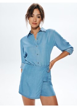 Sinsay - Spódnico-spodenki jeansowe - niebieski ze sklepu Sinsay w kategorii Szorty - zdjęcie 161330984