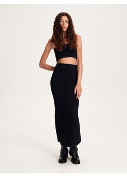 Reserved - Dopasowana spódnica maxi - czarny ze sklepu Reserved w kategorii Spódnice - zdjęcie 161332563